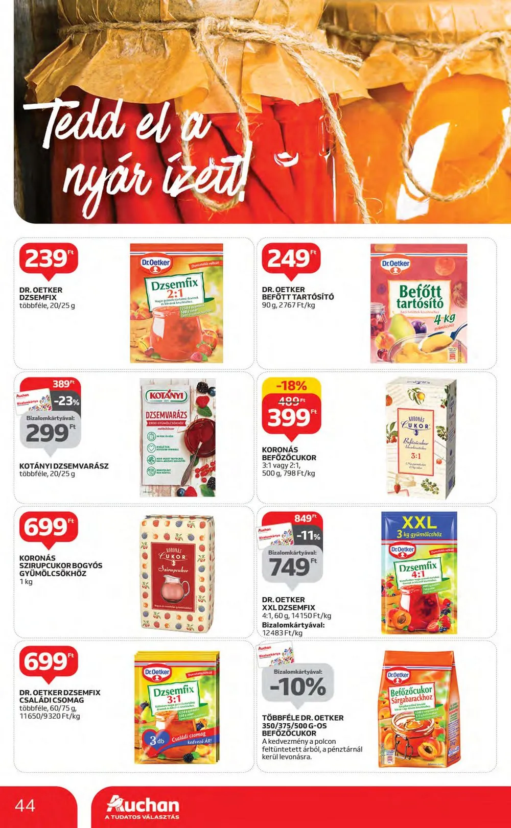Auchan akciós újság 06.29–07.05 – 44. oldal