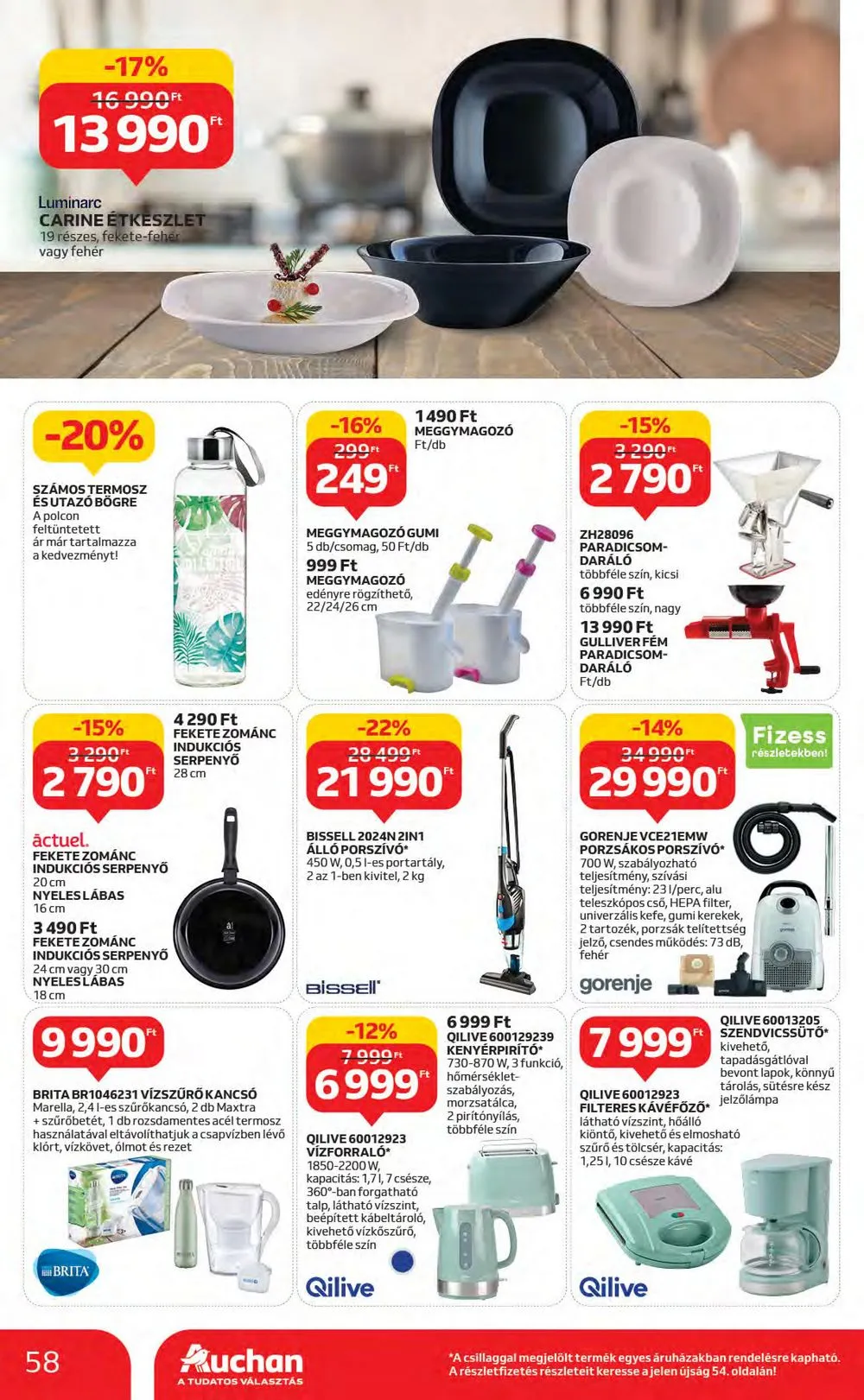 Auchan akciós újság 06.29–07.05 – 58. oldal