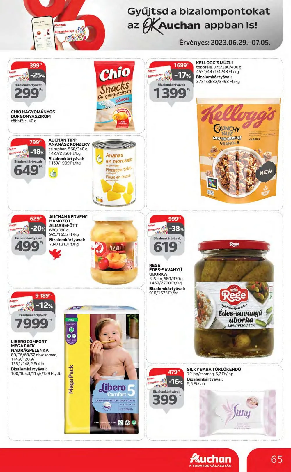 Auchan akciós újság 06.29–07.05 – 65. oldal
