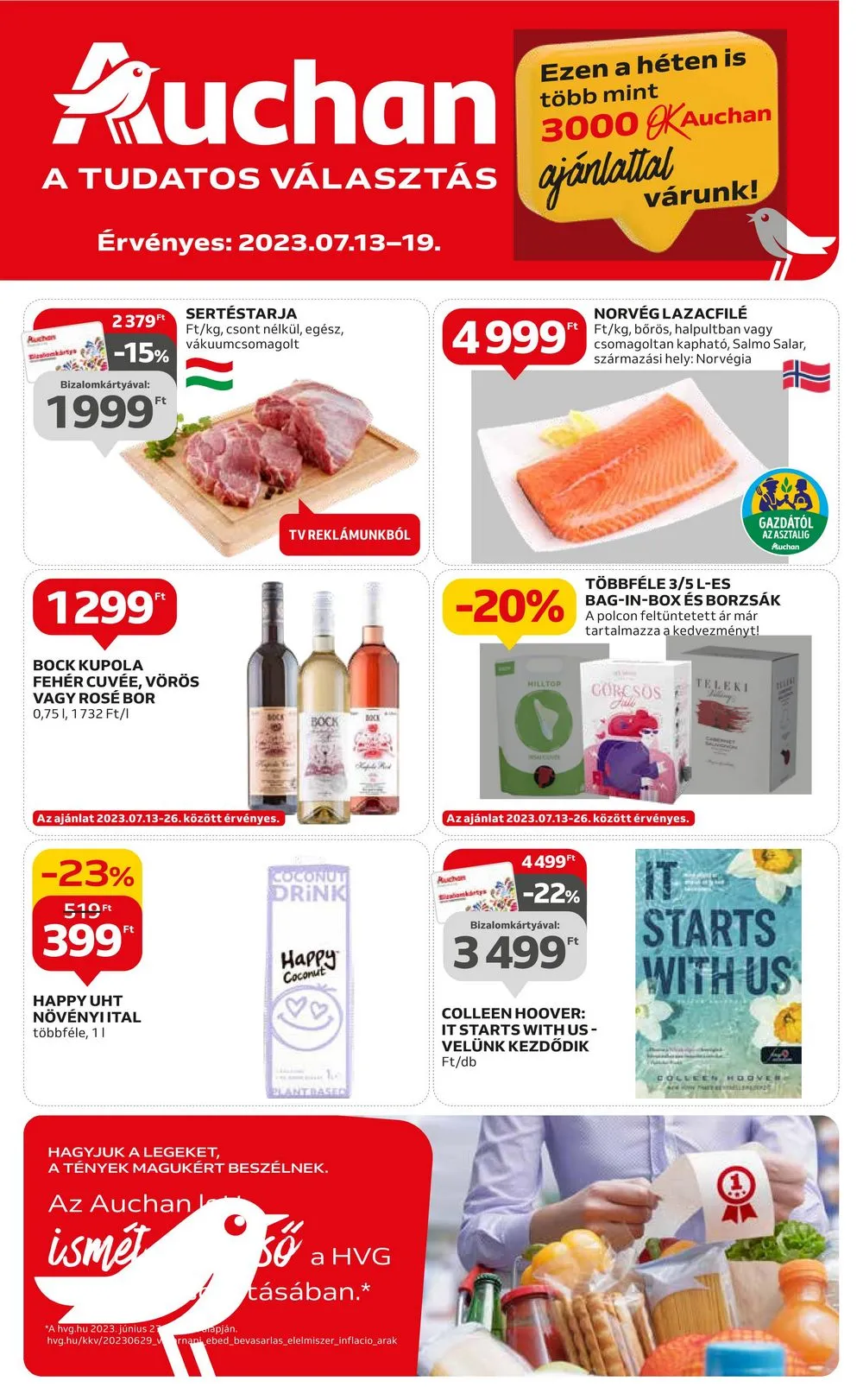 Auchan akciós újság 07.13–07.19