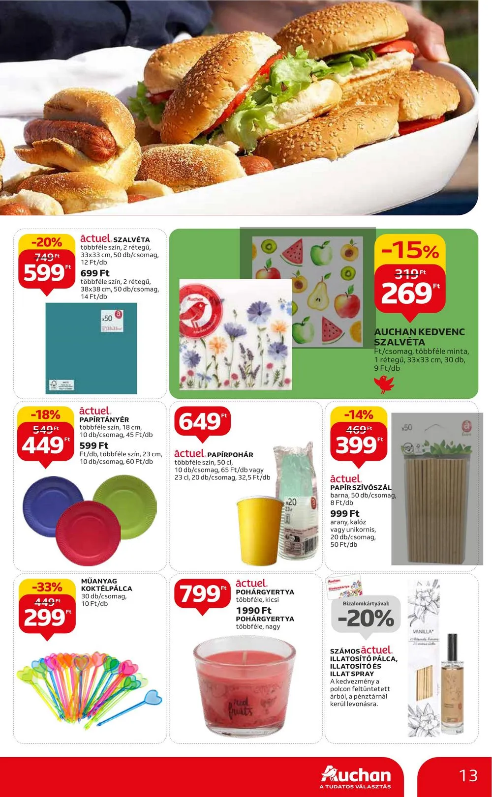Auchan akciós újság 07.13–07.19 – 13. oldal