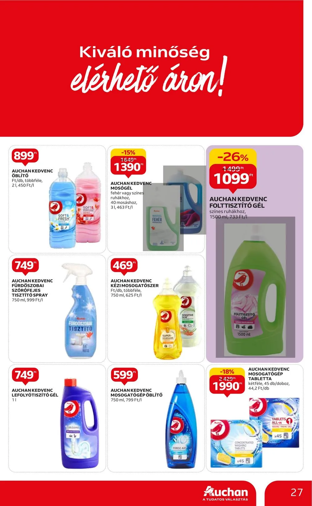 Auchan akciós újság 07.13–07.19 – 27. oldal