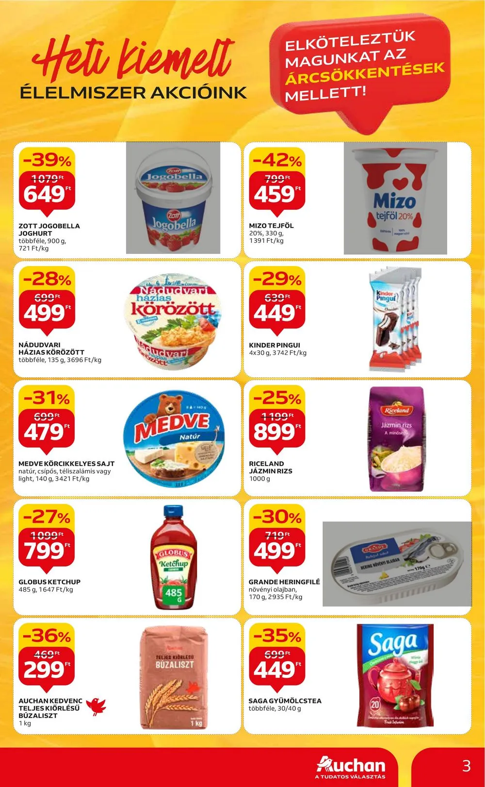 Auchan akciós újság 07.13–07.19 – 3. oldal
