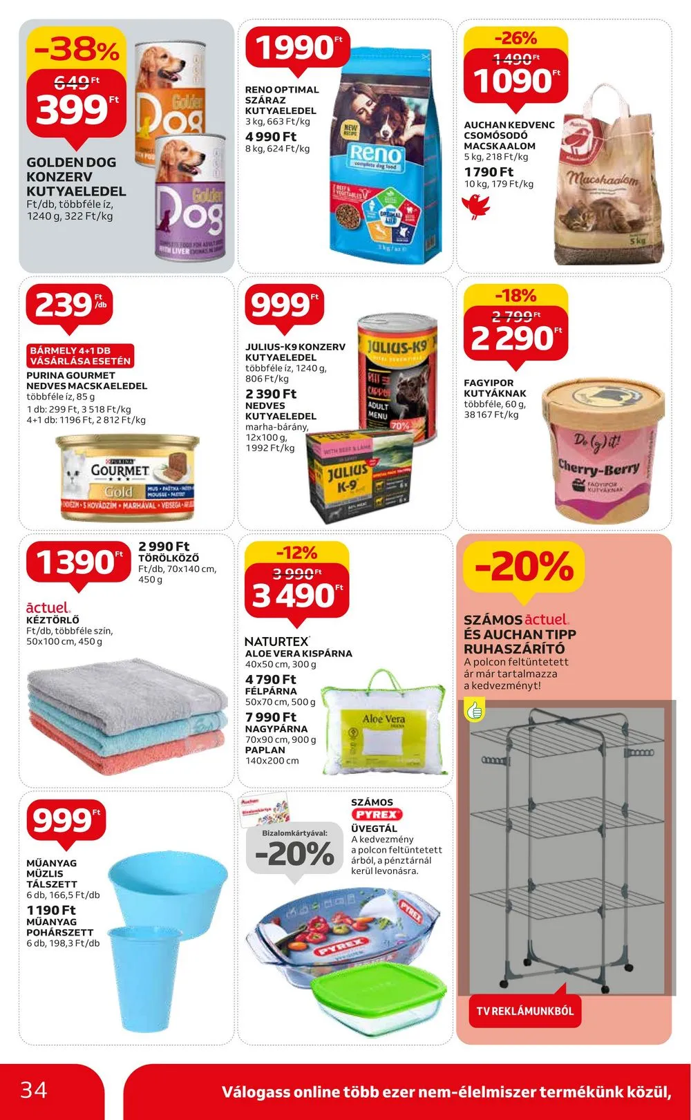 Auchan akciós újság 07.13–07.19 – 34. oldal