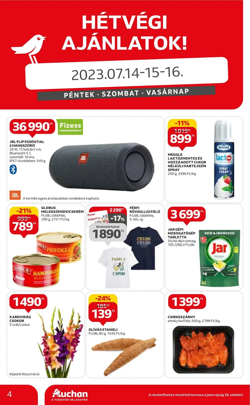 Auchan akciós újság 07.13–07.19 – 4. oldal