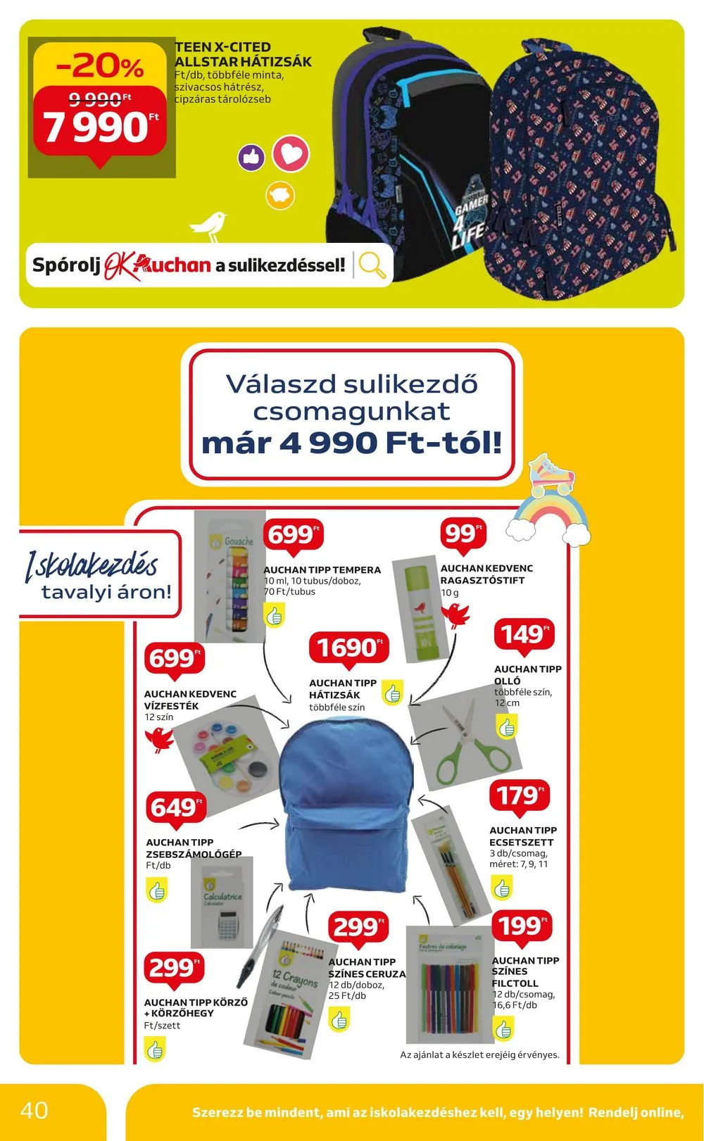 Auchan akciós újság 07.13–07.19 – 40. oldal