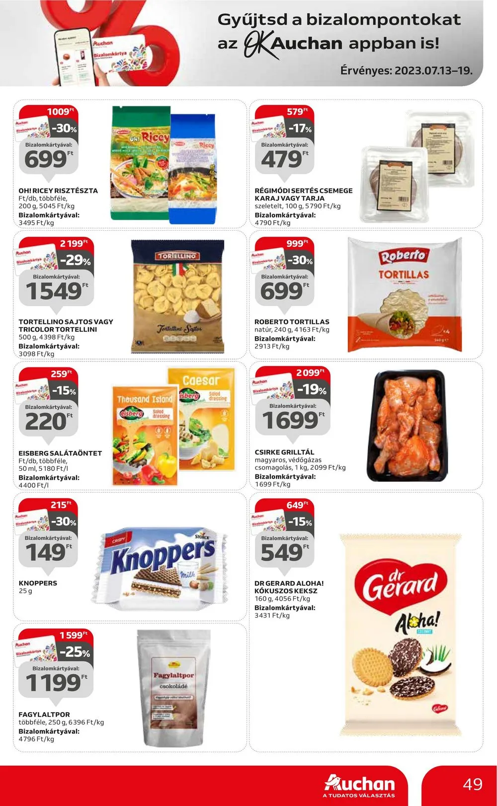 Auchan akciós újság 07.13–07.19 – 49. oldal