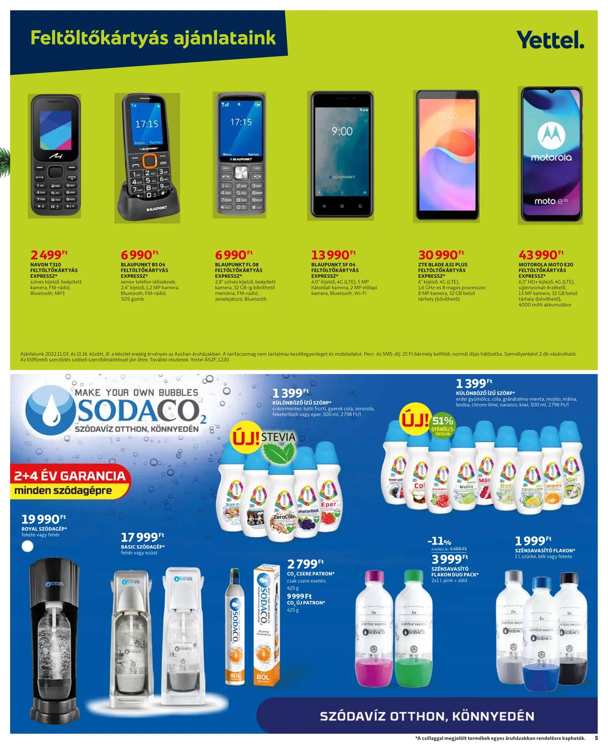 Auchan akciós újság Ajandekkatalogus 11.03–11.16 – 5. oldal