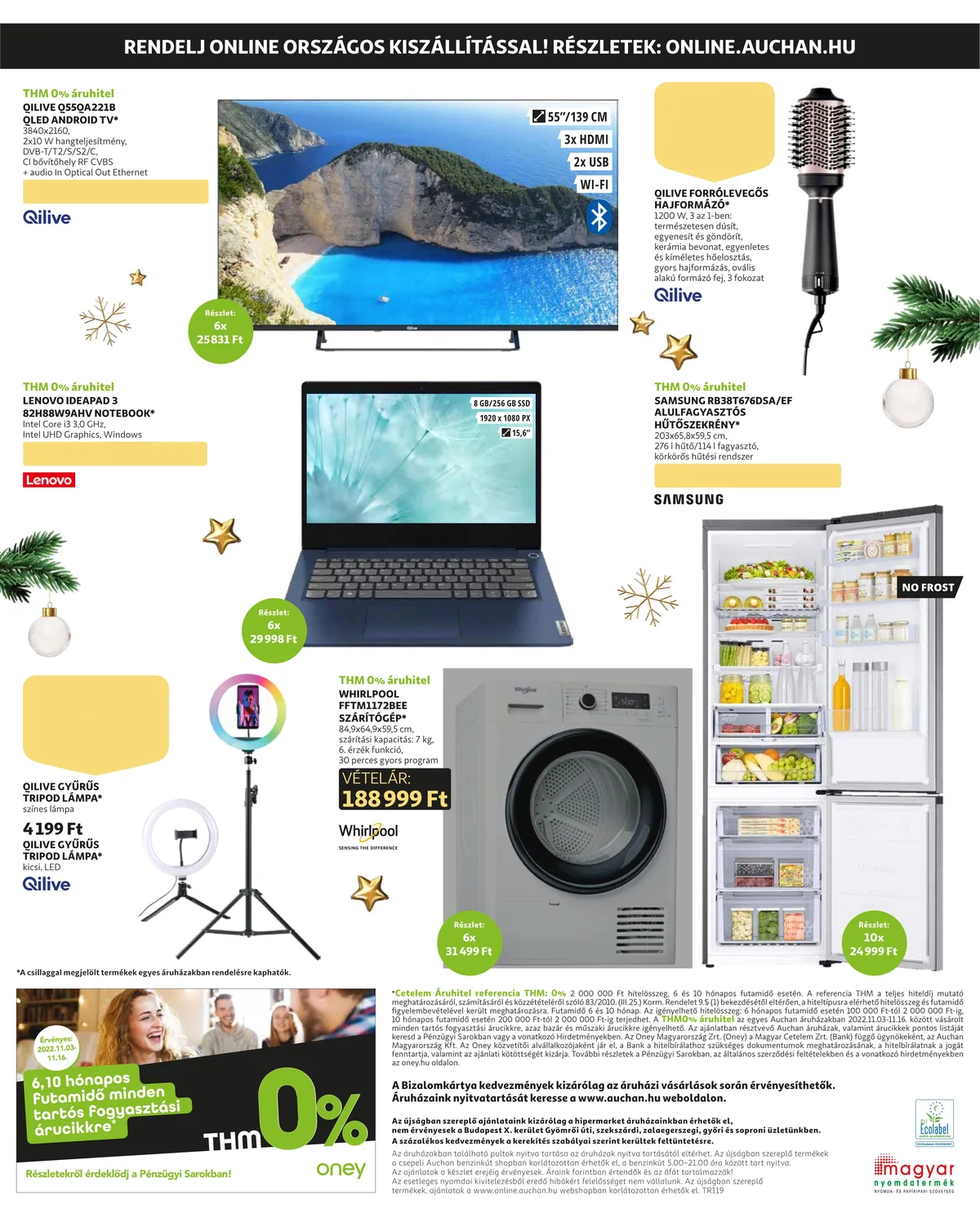 Auchan akciós újság Ajandekkatalogus 11.03–11.16 – 8. oldal