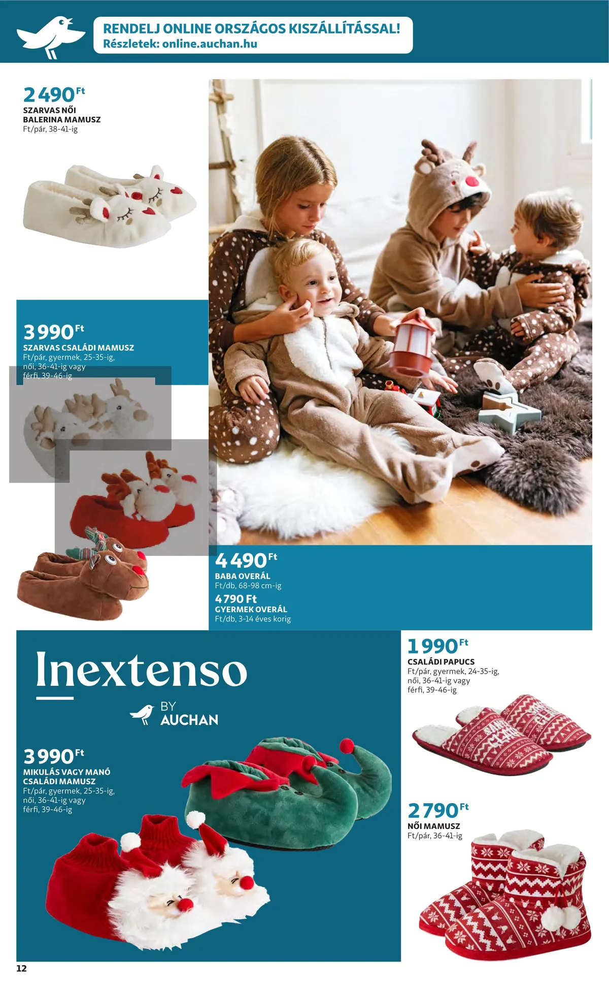 Auchan akciós újság Ajandekkatalogus 11.24–12.24 – 12. oldal