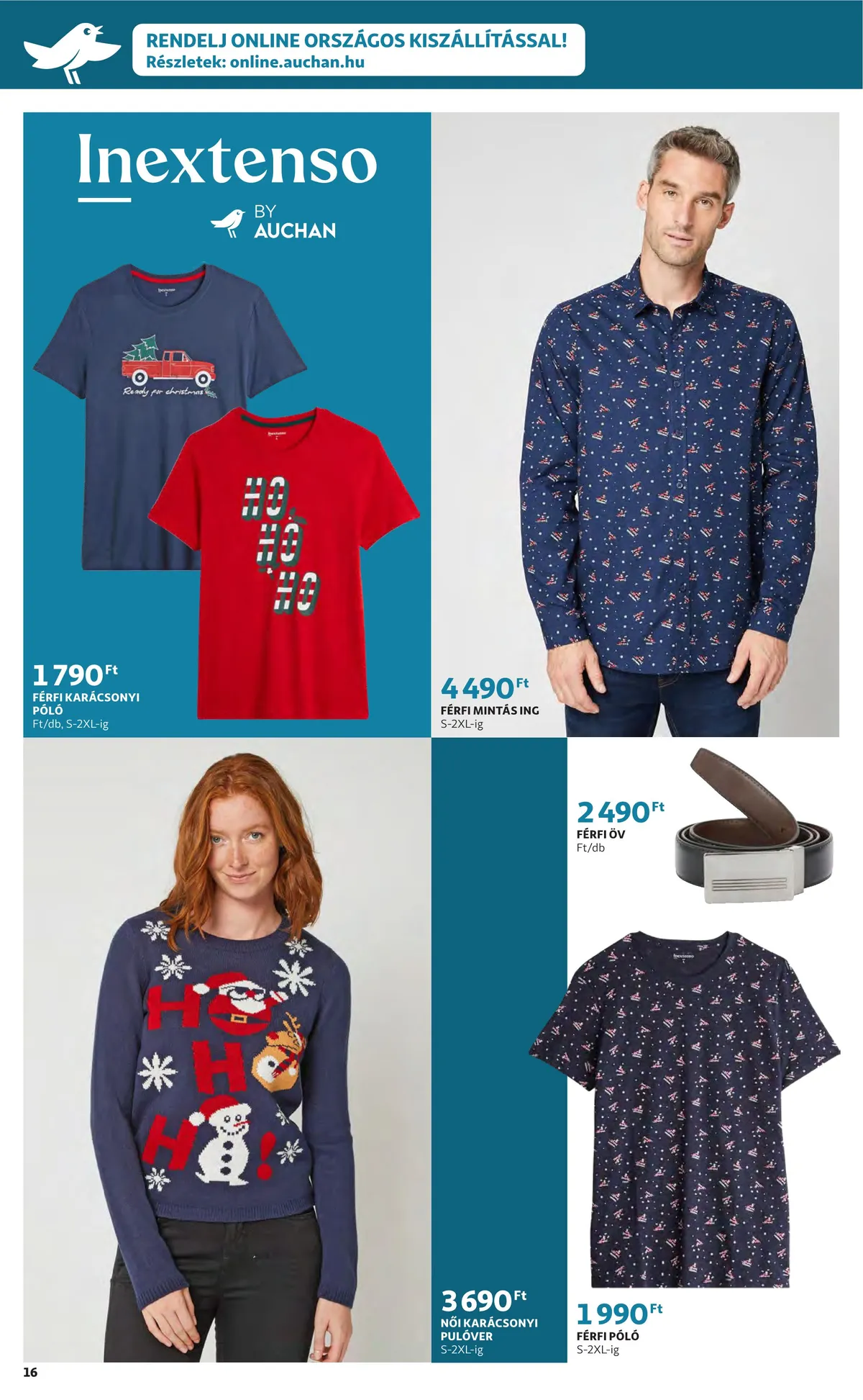 Auchan akciós újság Ajandekkatalogus 11.24–12.24 – 16. oldal