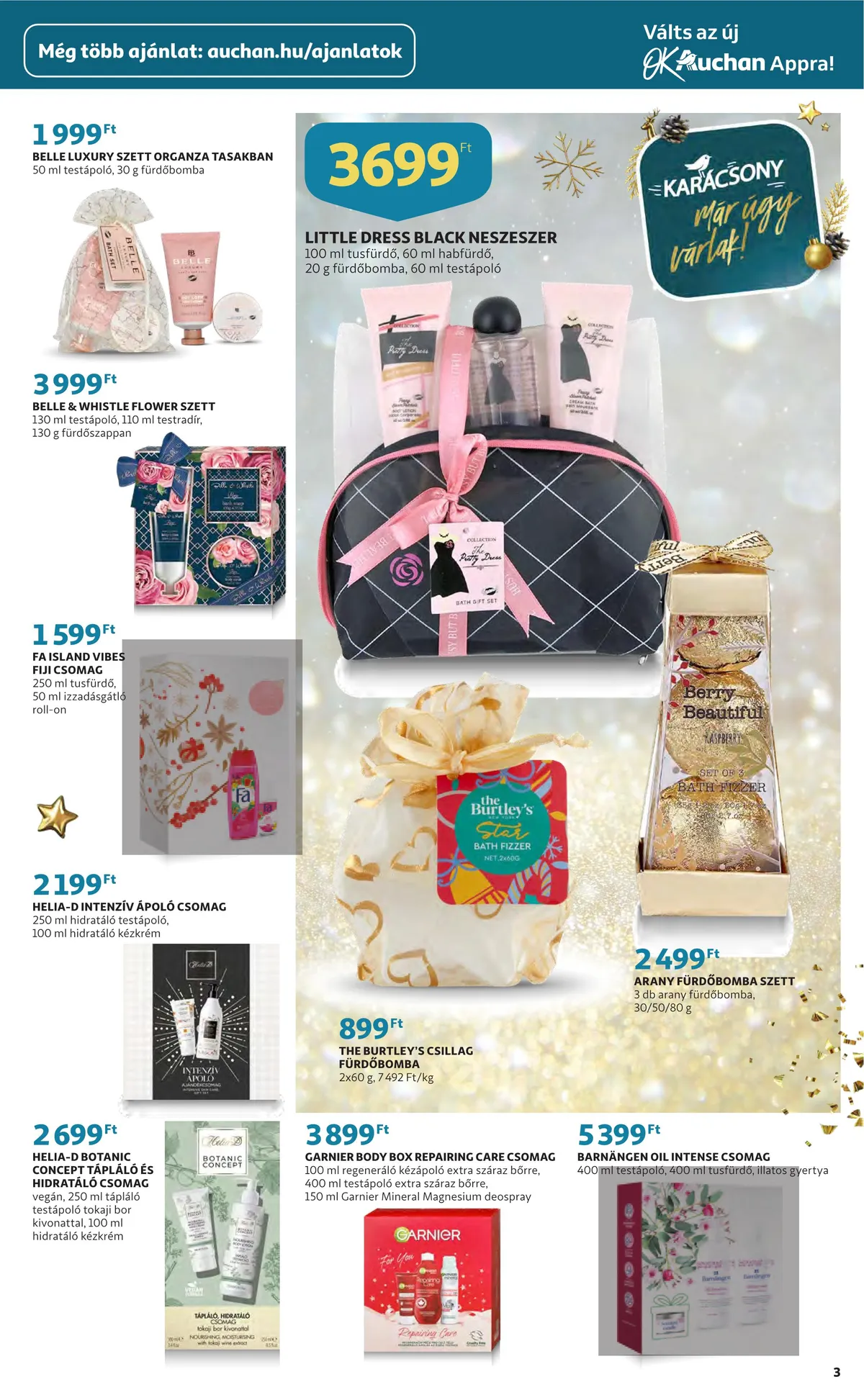 Auchan akciós újság Ajandekkatalogus 11.24–12.24 – 3. oldal