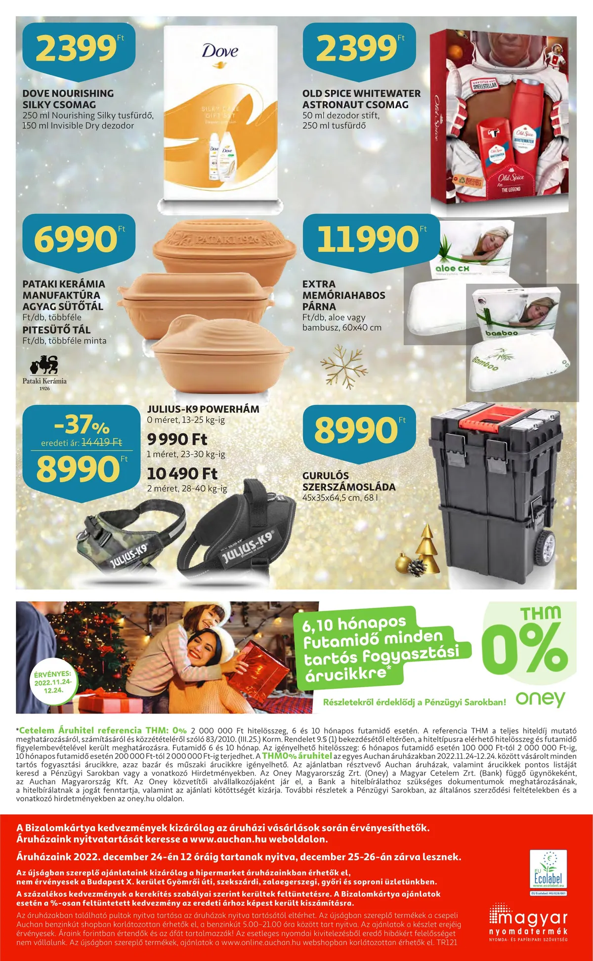 Auchan akciós újság Ajandekkatalogus 11.24–12.24 – 36. oldal