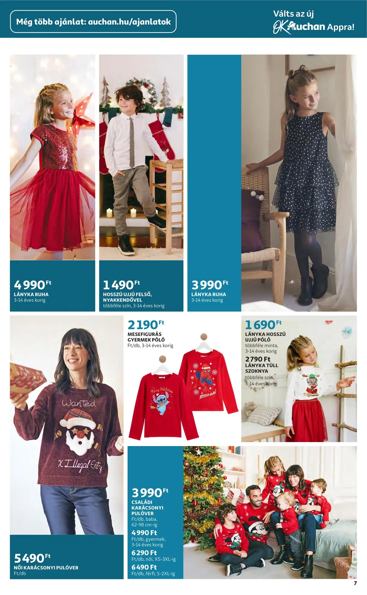 Auchan akciós újság Ajandekkatalogus 11.24–12.24 – 7. oldal