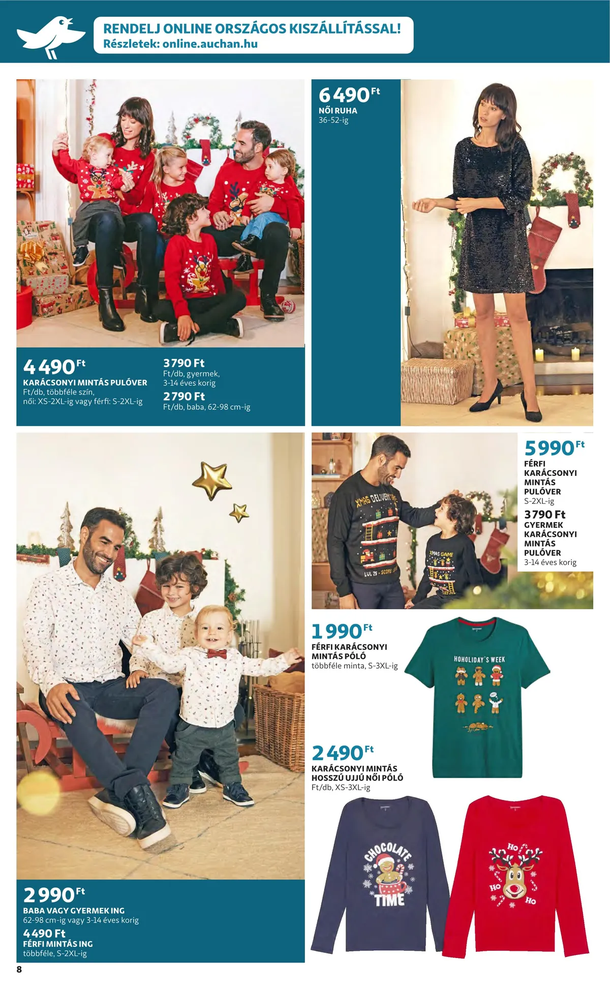 Auchan akciós újság Ajandekkatalogus 11.24–12.24 – 8. oldal