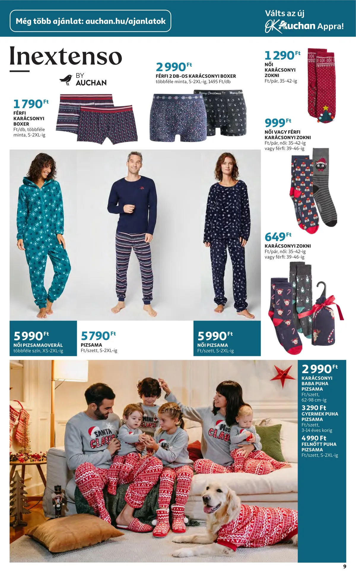 Auchan akciós újság Ajandekkatalogus 11.24–12.24 – 9. oldal