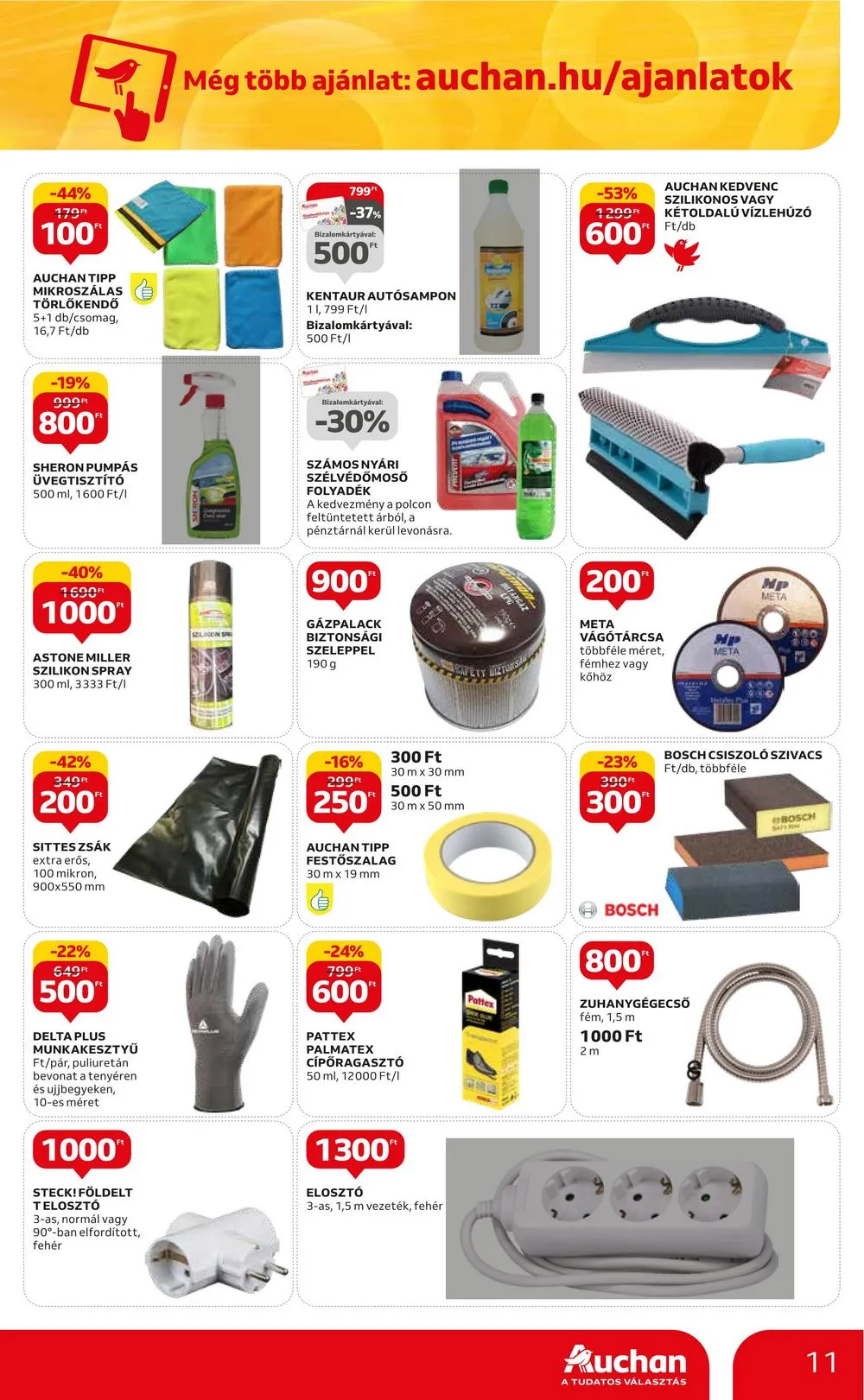 Auchan akciós újság Aprosagok 09.07–09.13 – 11. oldal
