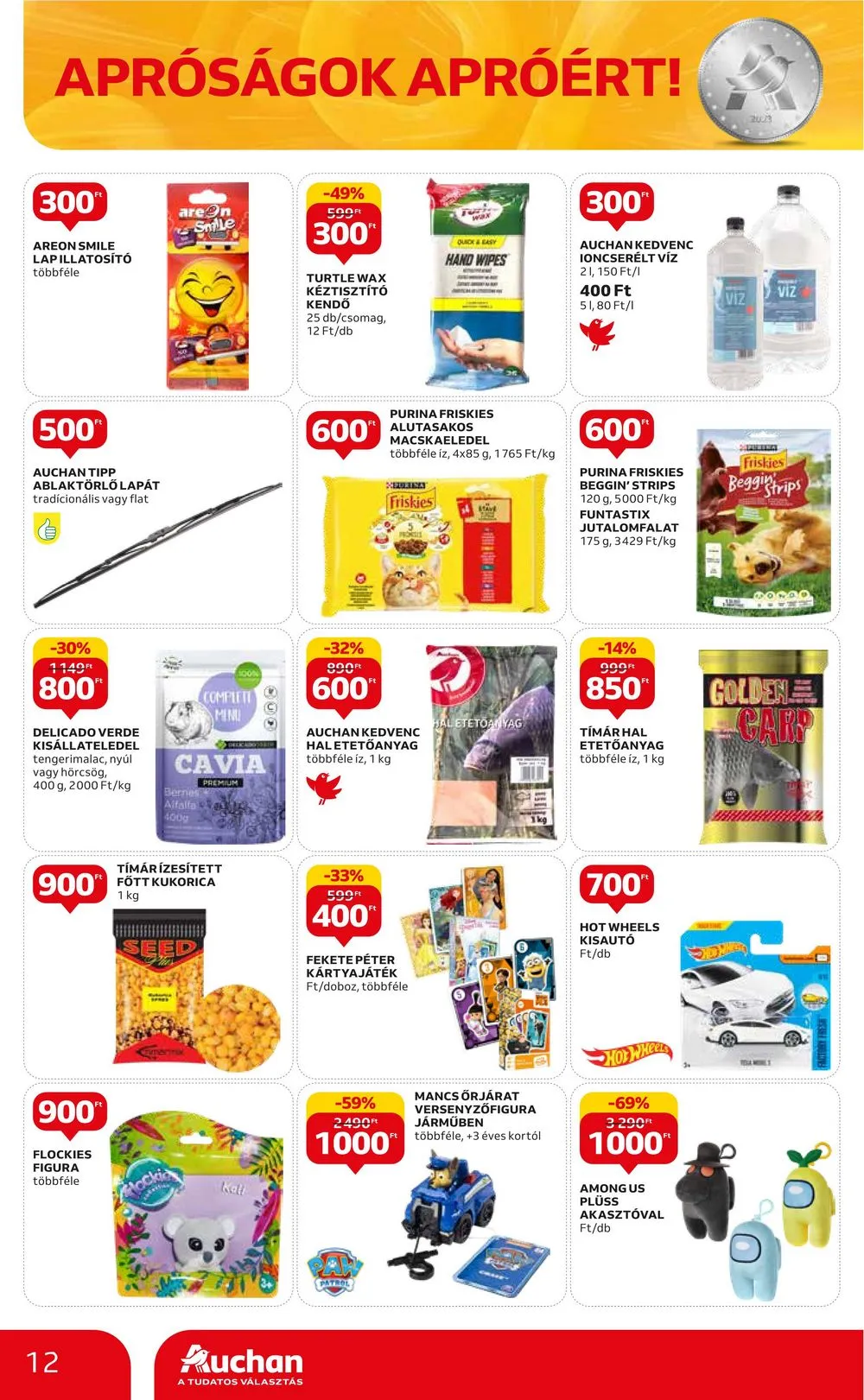 Auchan akciós újság Aprosagok 09.07–09.13 – 12. oldal