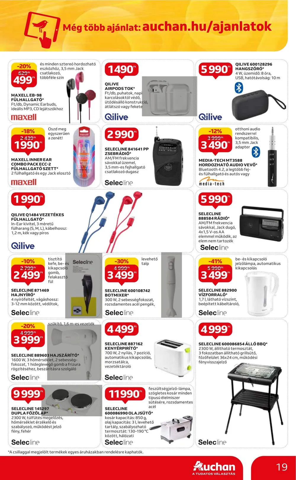 Auchan akciós újság Aprosagok 09.07–09.13 – 19. oldal