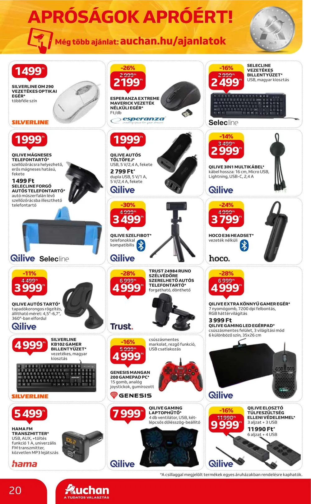 Auchan akciós újság Aprosagok 09.07–09.13 – 20. oldal