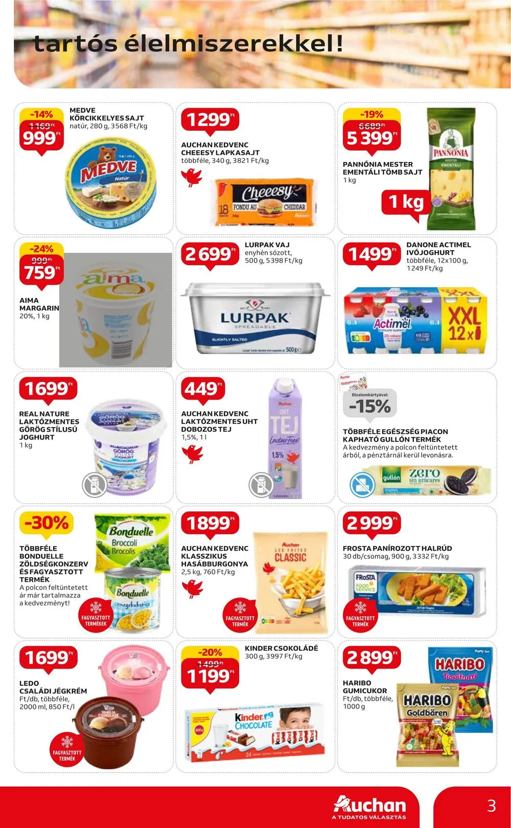 Auchan akciós újság Aprosagok 09.07–09.13 – 3. oldal