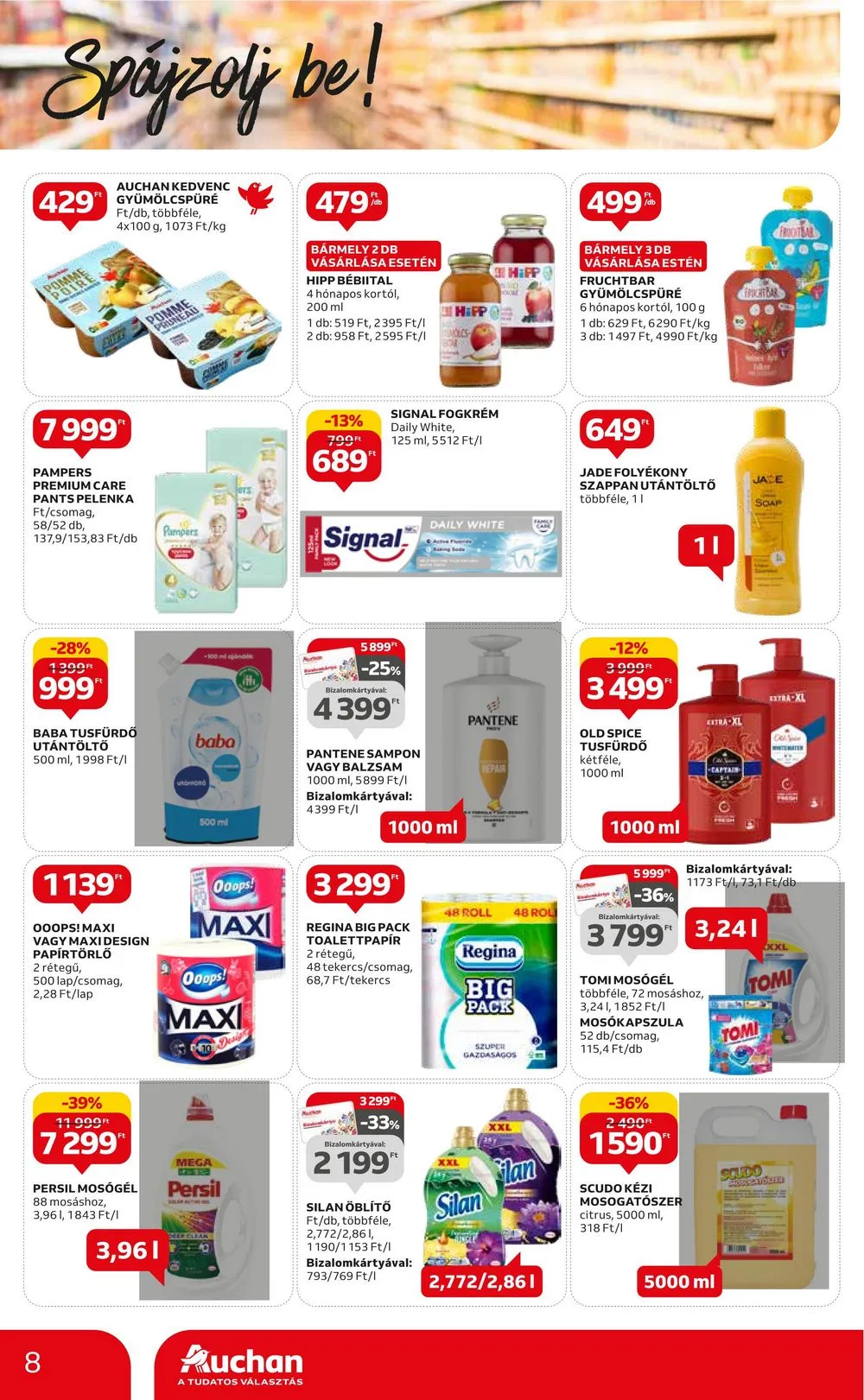 Auchan akciós újság Aprosagok 09.07–09.13 – 8. oldal