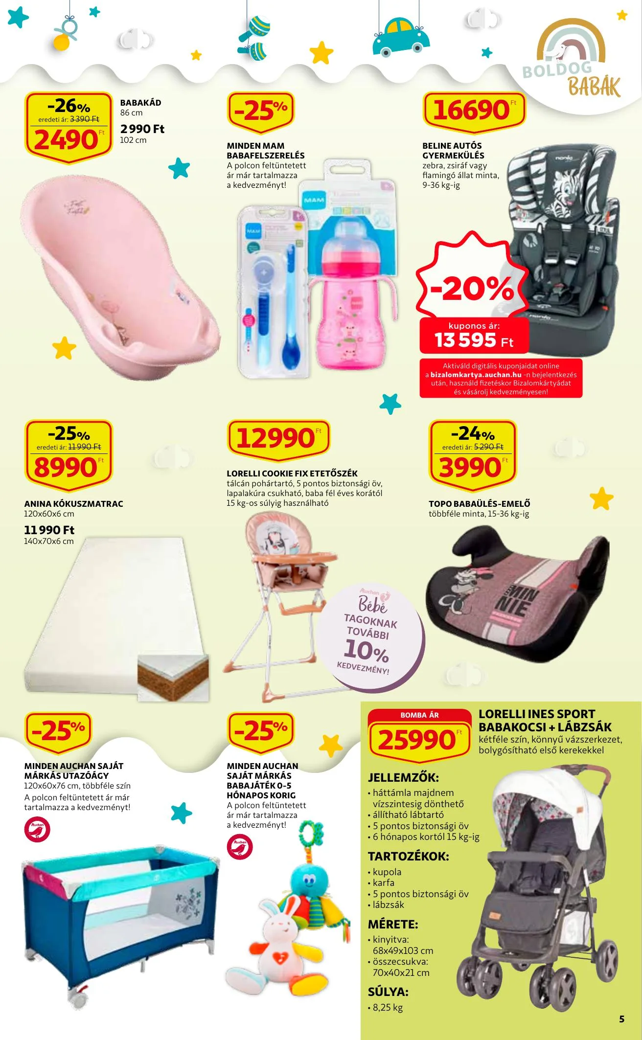 Auchan akciós újság Baba katalógus 01.07–01.20 – 5. oldal