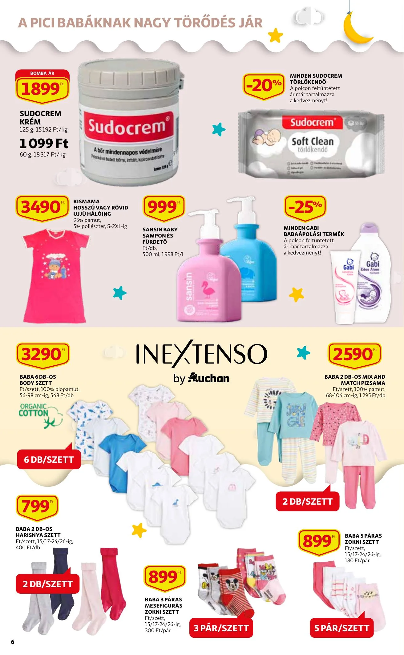 Auchan akciós újság Baba katalógus 01.07–01.20 – 6. oldal