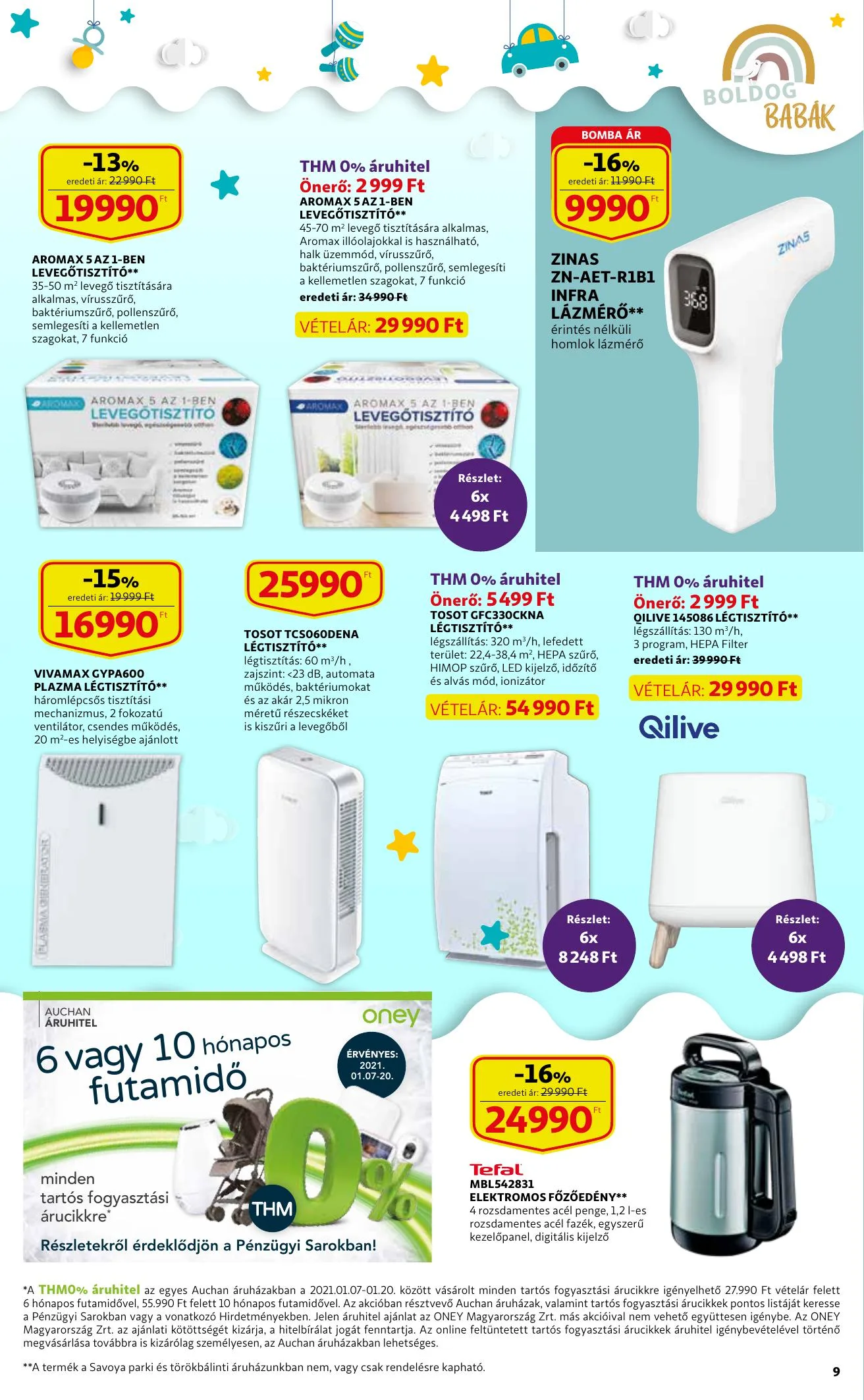 Auchan akciós újság Baba katalógus 01.07–01.20 – 9. oldal