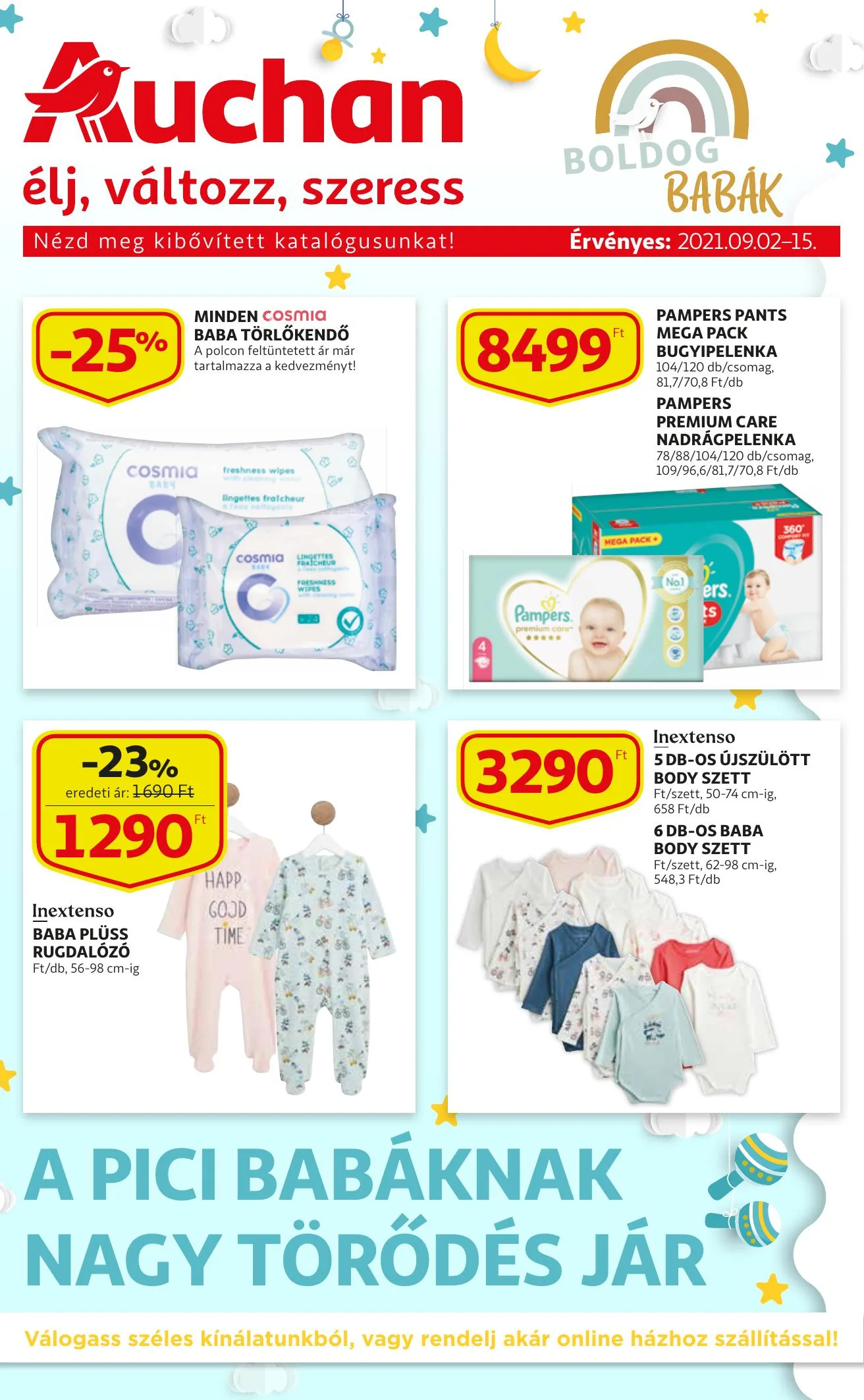 Auchan akciós újság Baba katalógus 09.02–09.15