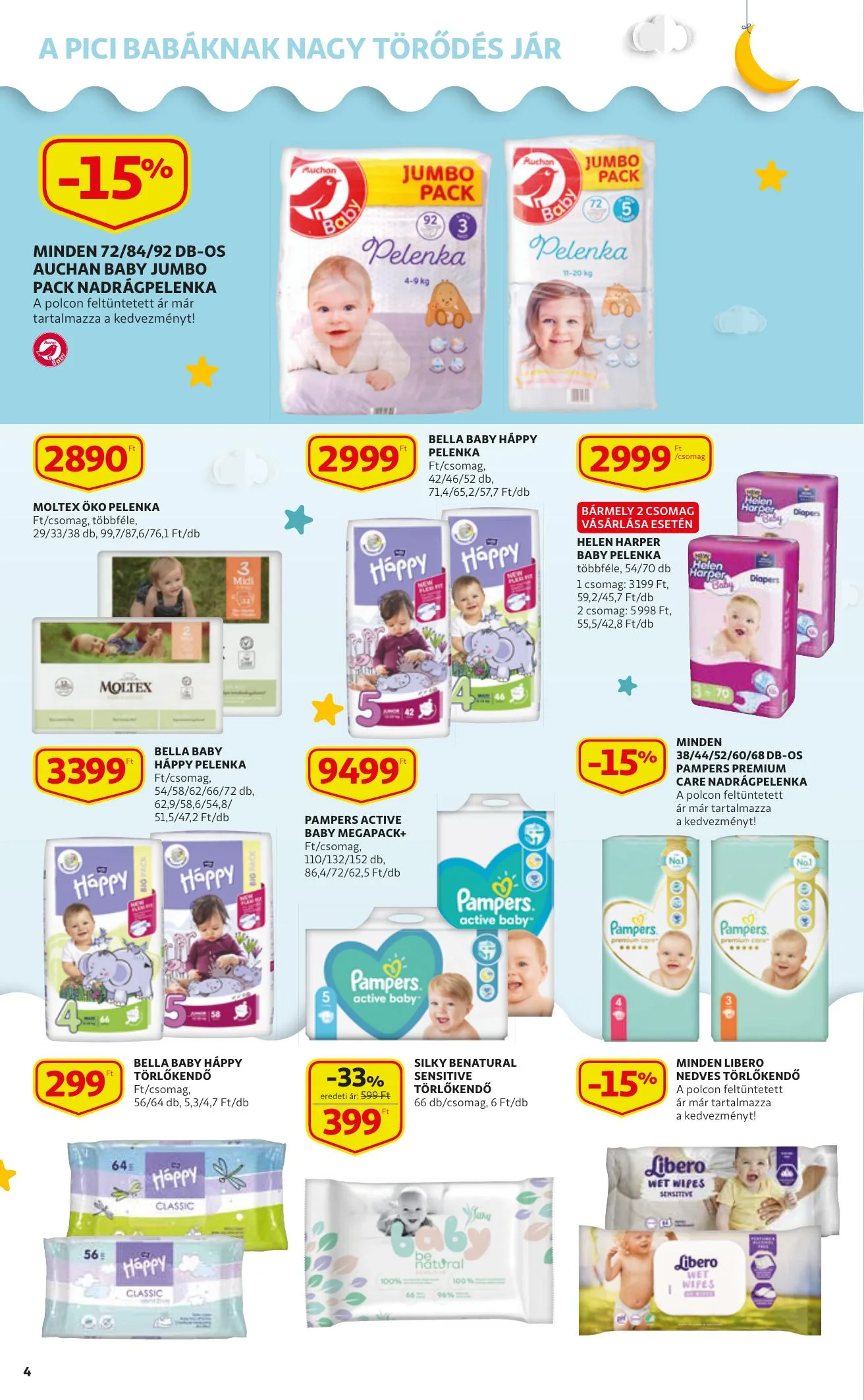 Auchan akciós újság Baba katalógus 09.02–09.15 – 4. oldal