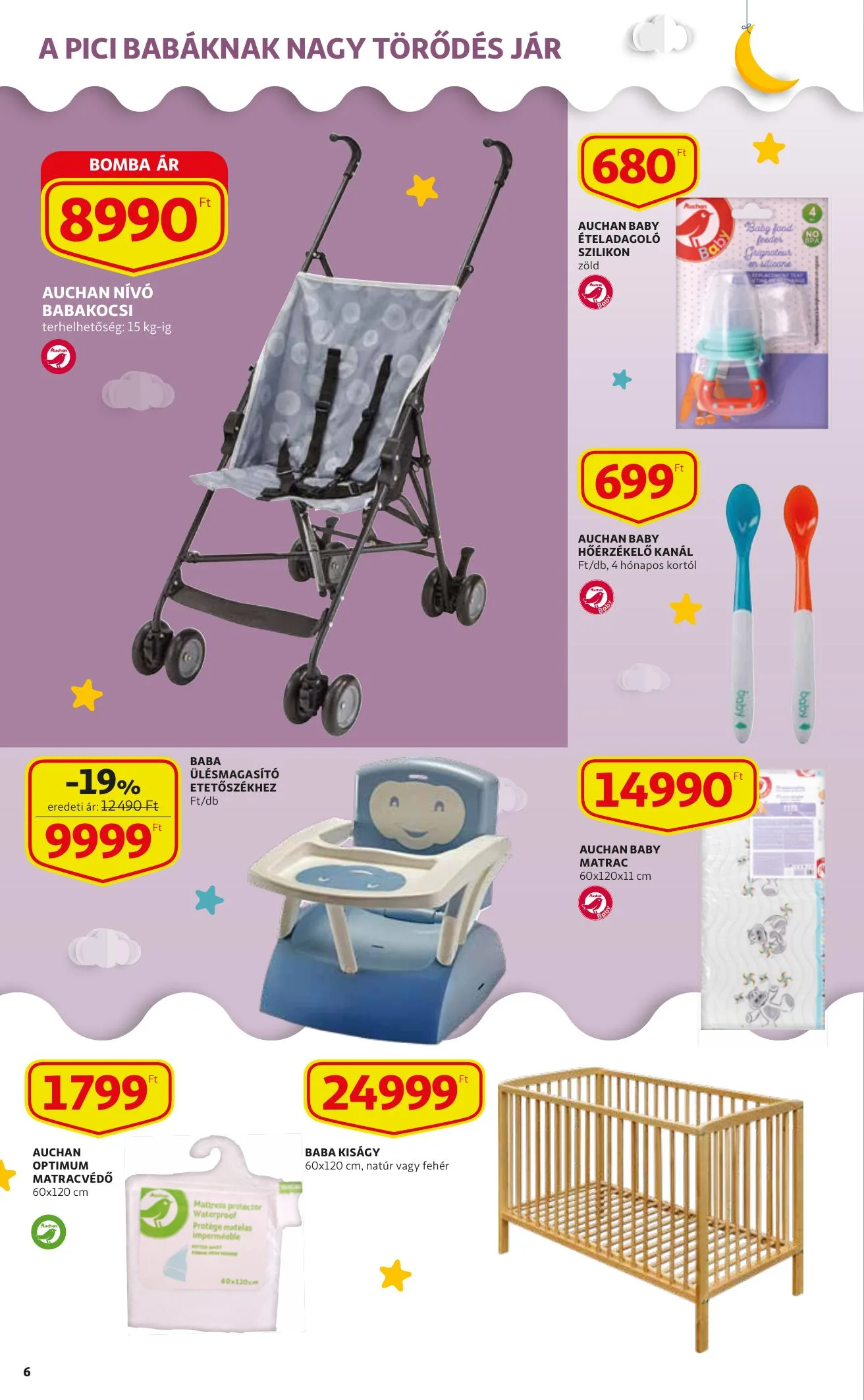 Auchan akciós újság Baba katalógus 09.02–09.15 – 6. oldal