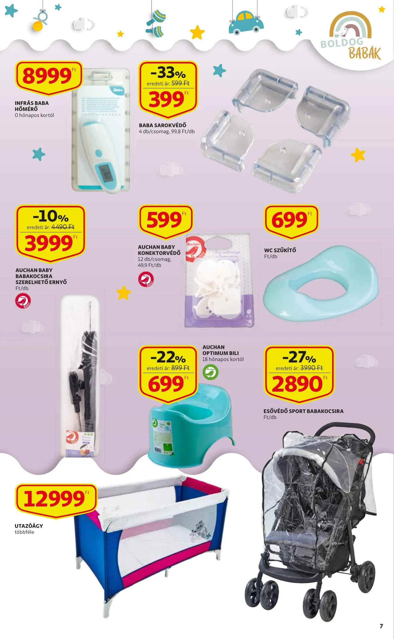 Auchan akciós újság Baba katalógus 09.02–09.15 – 7. oldal