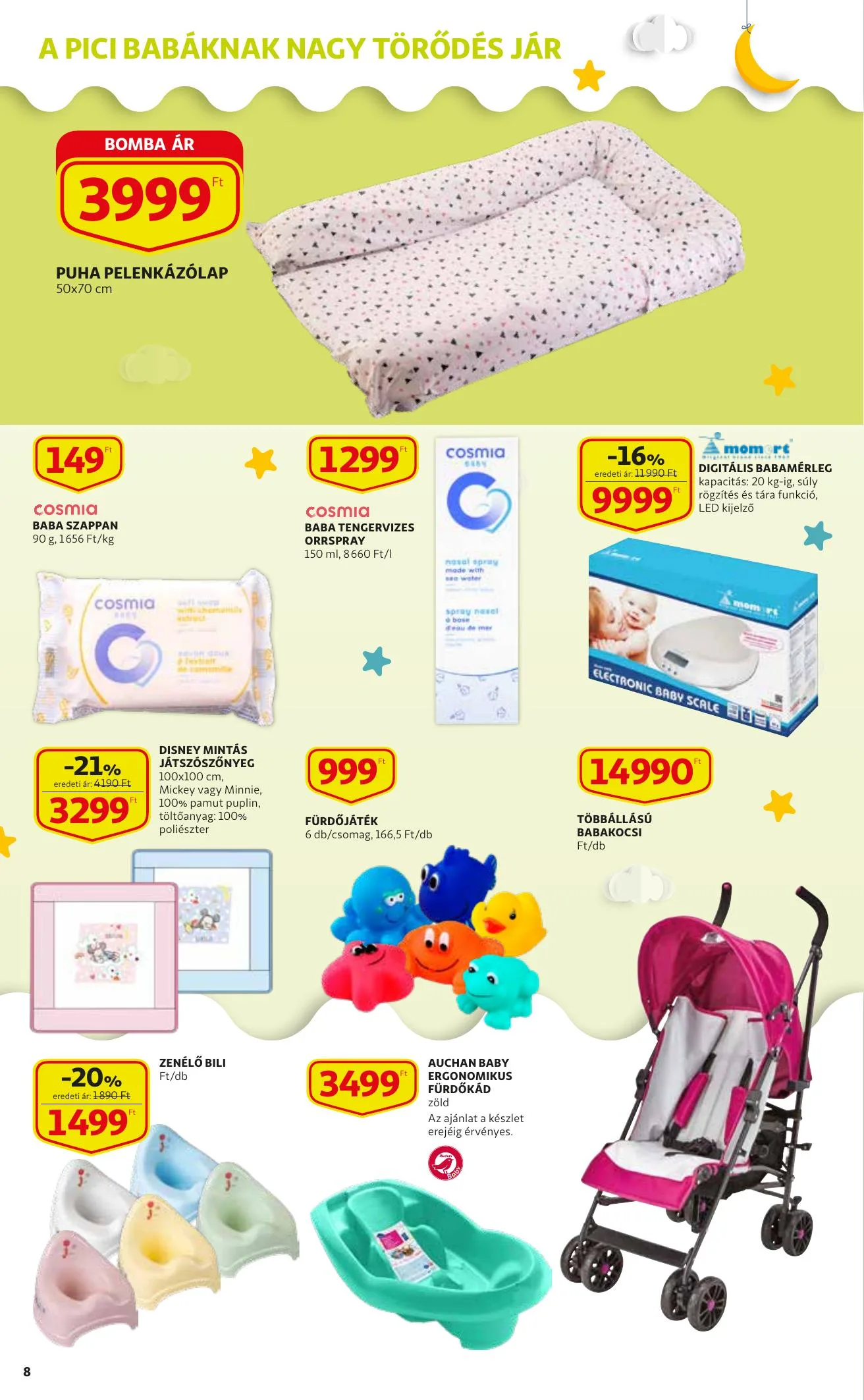 Auchan akciós újság Baba katalógus 09.02–09.15 – 8. oldal