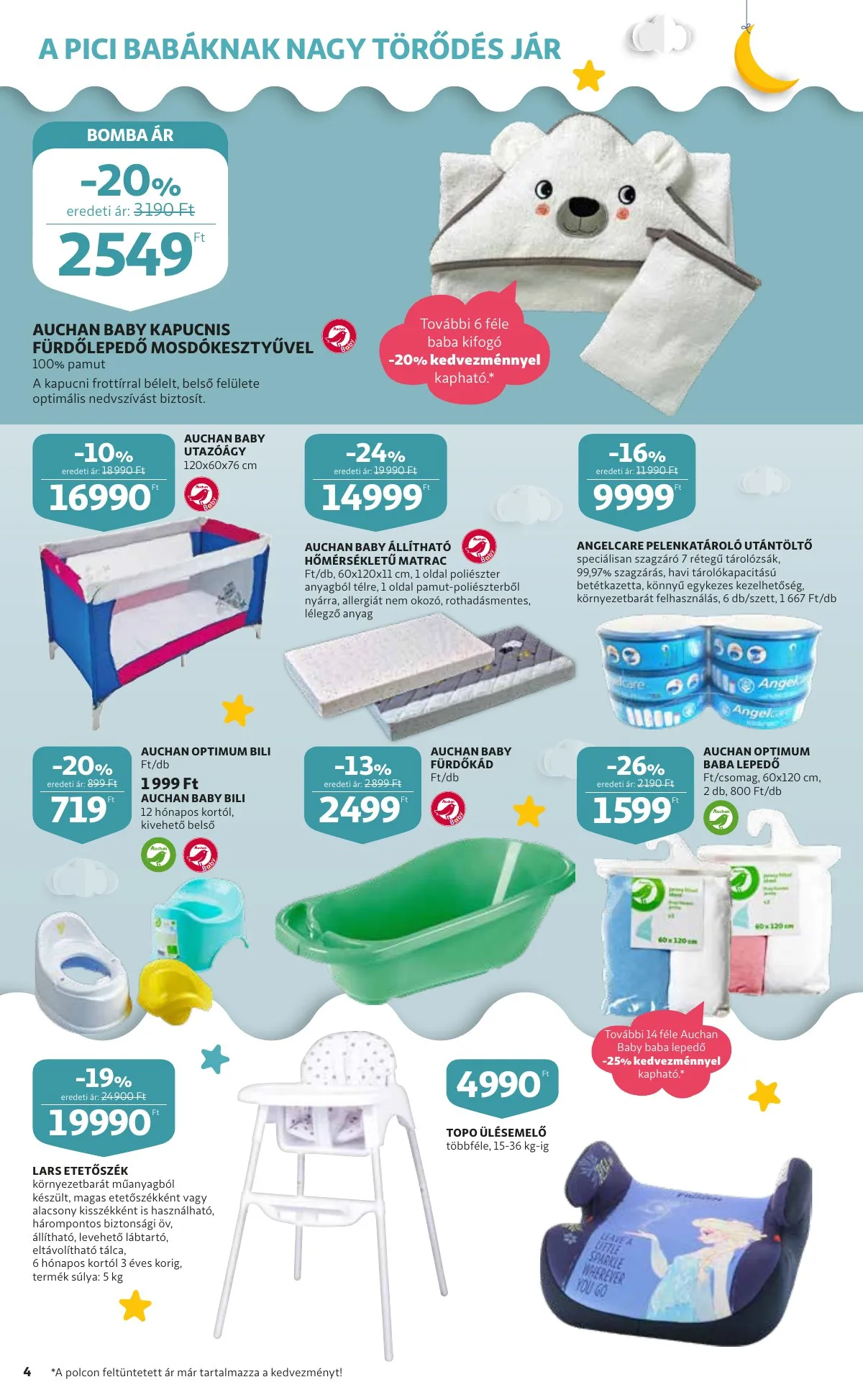 Auchan akciós újság Baba 01.06–01.06 – 4. oldal