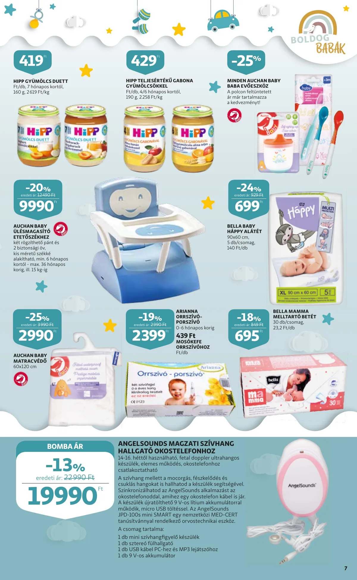 Auchan akciós újság Baba 01.06–01.06 – 7. oldal