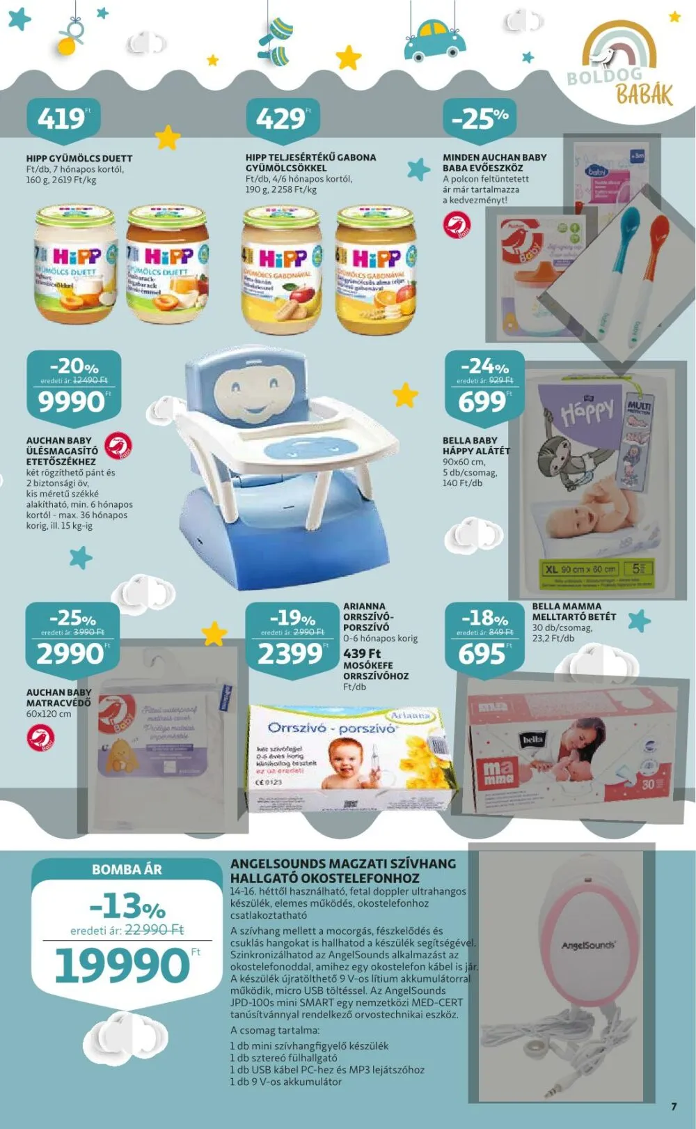 Auchan akciós újság Baba 01.06–01.19 – 7. oldal