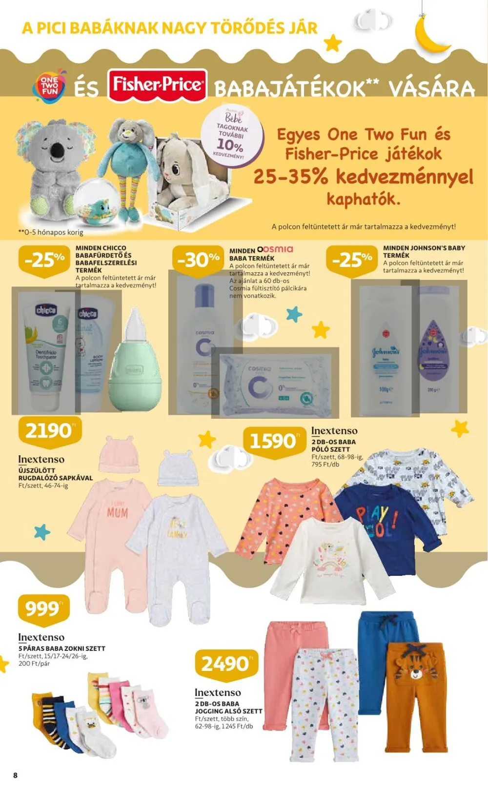Auchan akciós újság Baba 01.06–01.19 – 8. oldal
