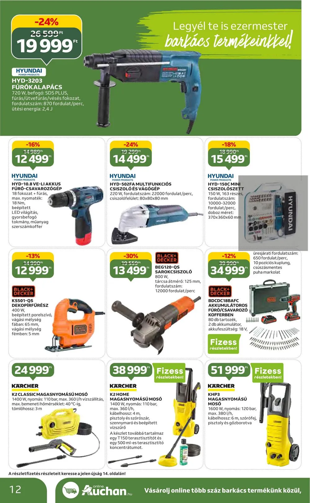 Auchan akciós újság Barkacs 05.25–06.14 – 12. oldal