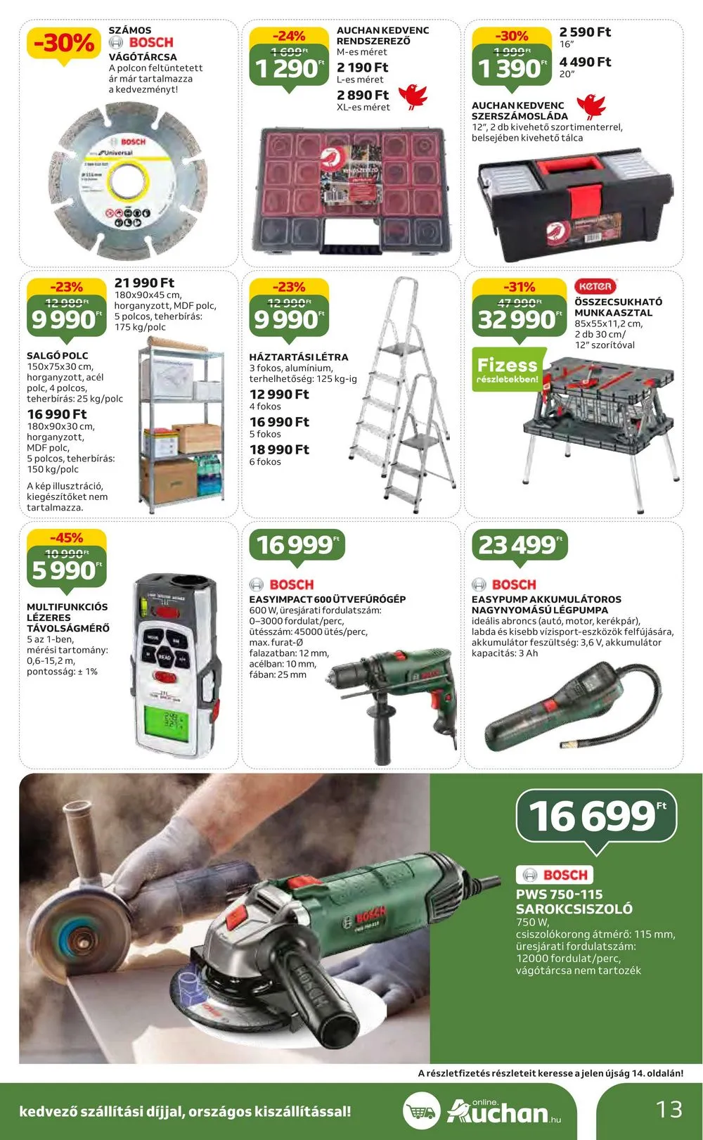 Auchan akciós újság Barkacs 05.25–06.14 – 13. oldal