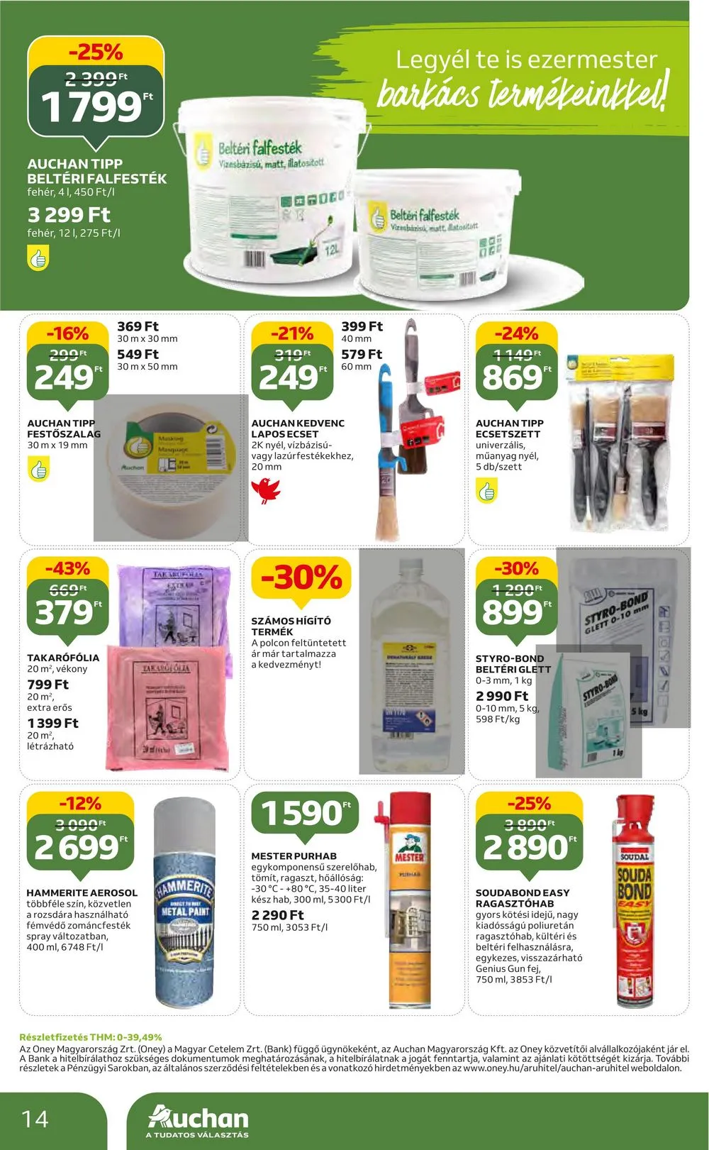 Auchan akciós újság Barkacs 05.25–06.14 – 14. oldal