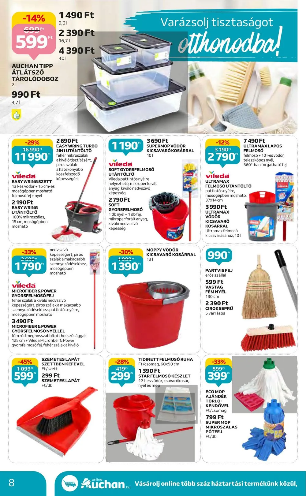 Auchan akciós újság Barkacs 05.25–06.14 – 8. oldal