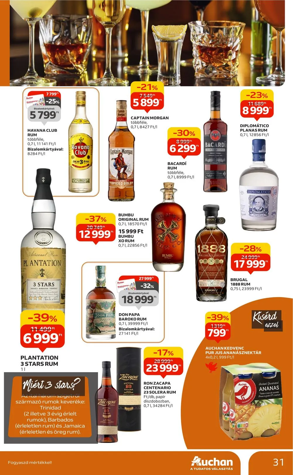 Auchan akciós újság Bor 10.05–10.25 – 31. oldal