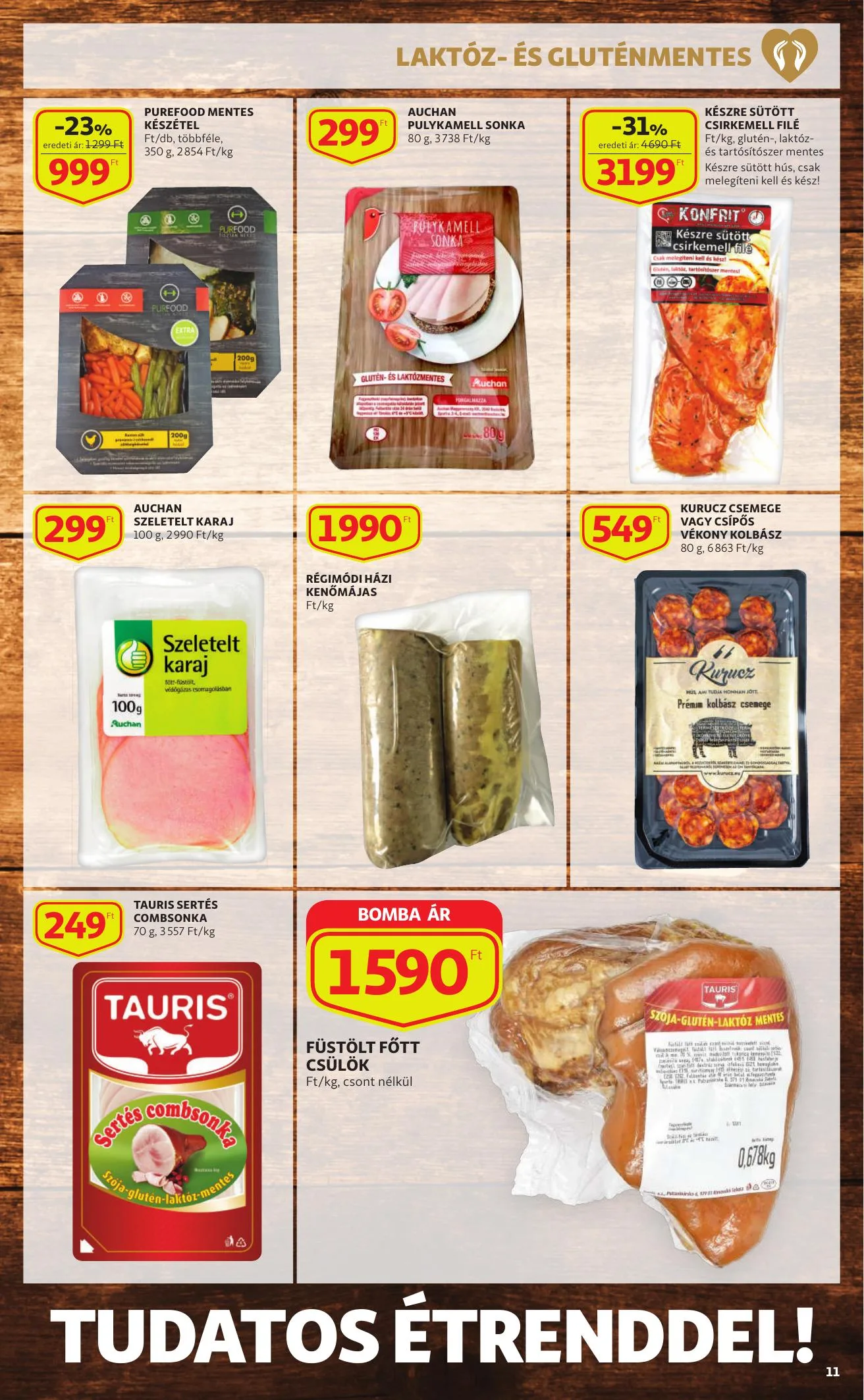 Auchan akciós újság Etrend katalógus 01.28–02.10 – 11. oldal