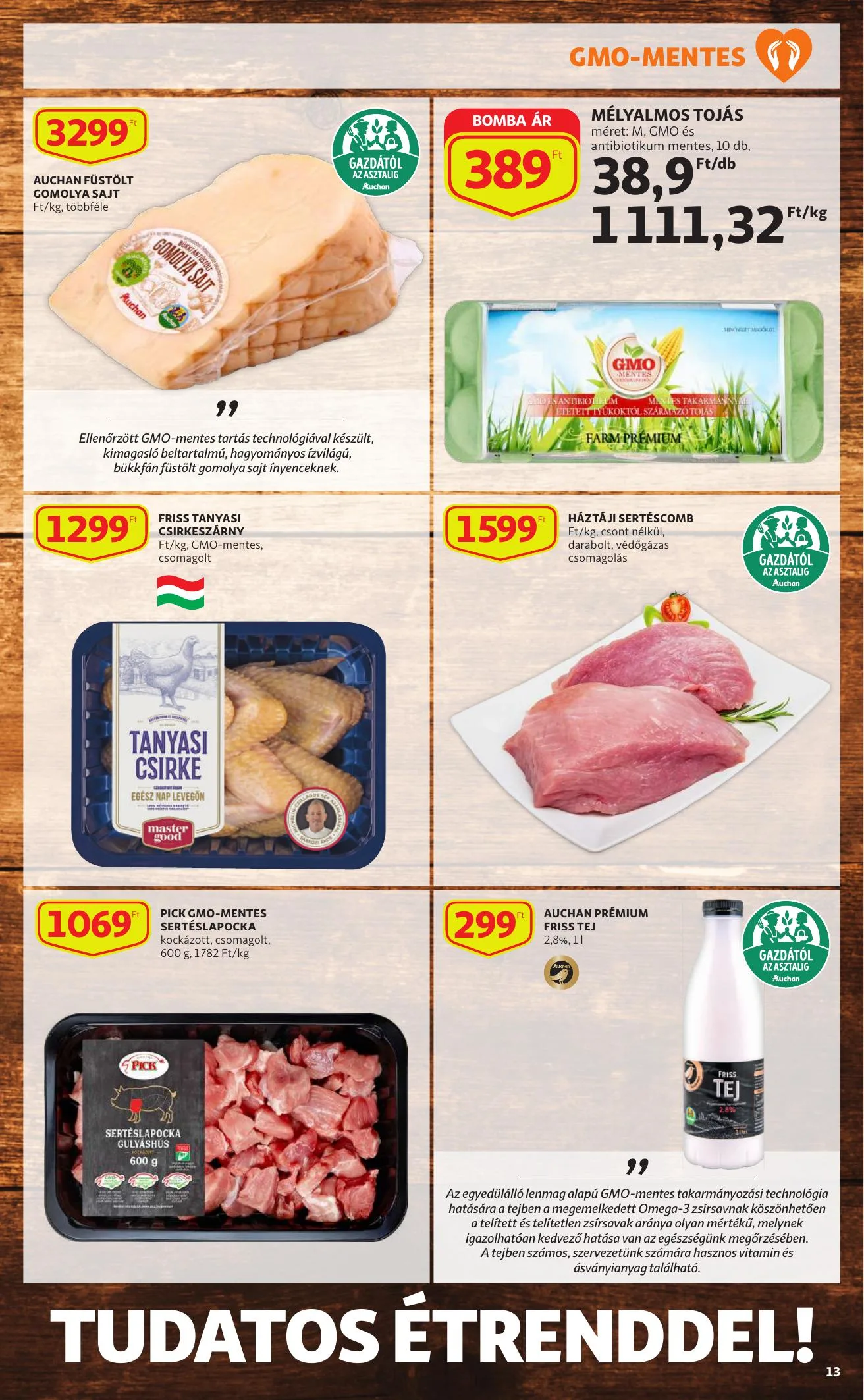 Auchan akciós újság Etrend katalógus 01.28–02.10 – 13. oldal