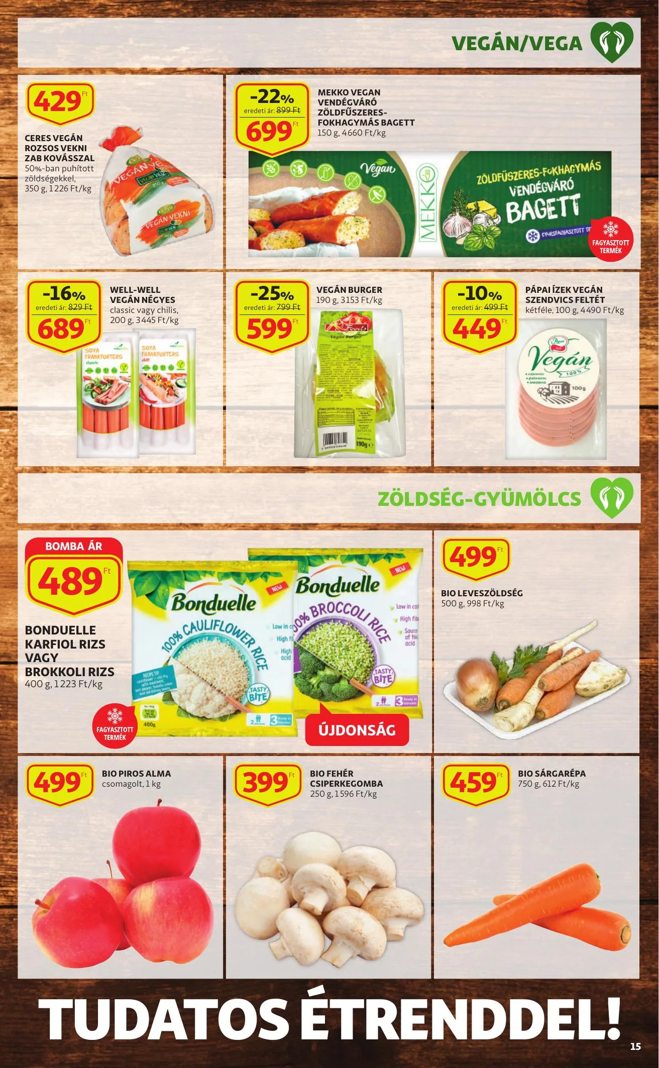 Auchan akciós újság Etrend katalógus 01.28–02.10 – 15. oldal