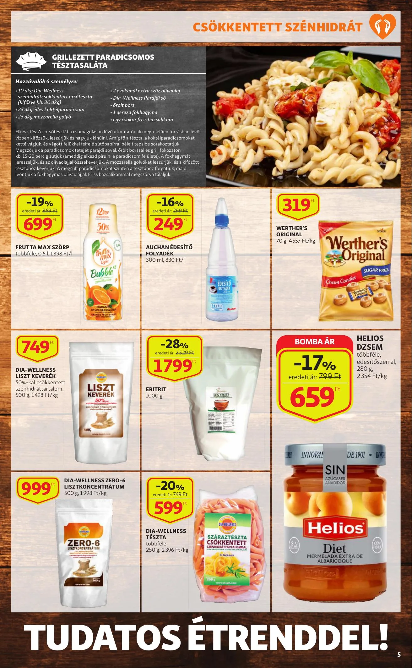 Auchan akciós újság Etrend katalógus 01.28–02.10 – 5. oldal