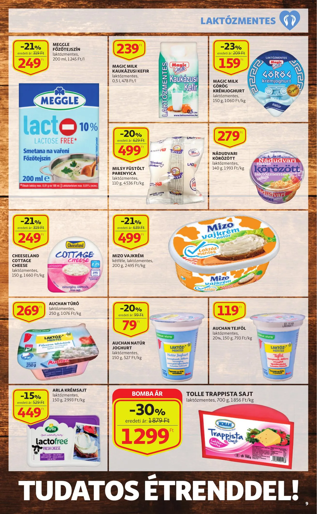 Auchan akciós újság Etrend katalógus 01.28–02.10 – 9. oldal
