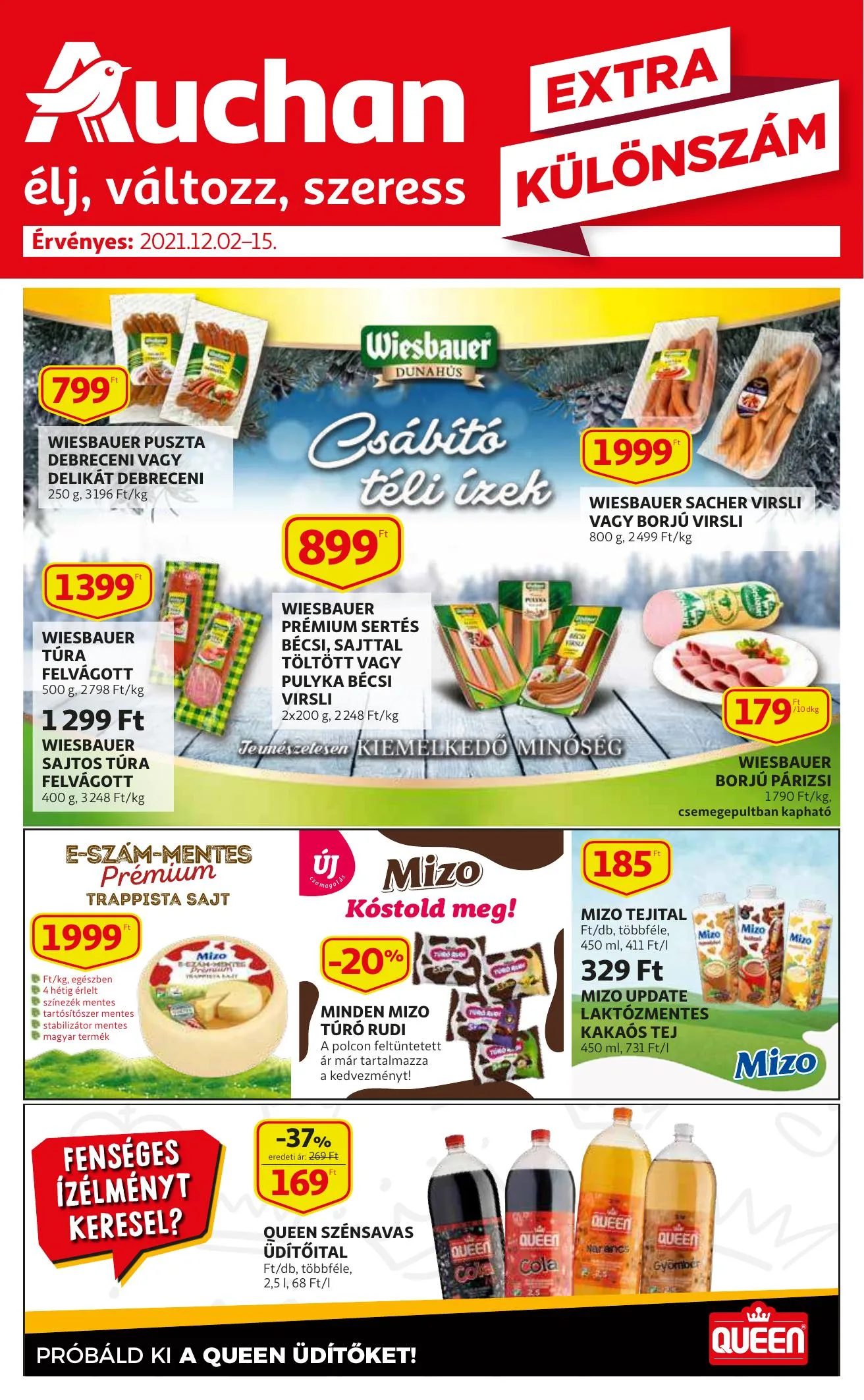 Auchan akciós újság Extra 12.02–12.15
