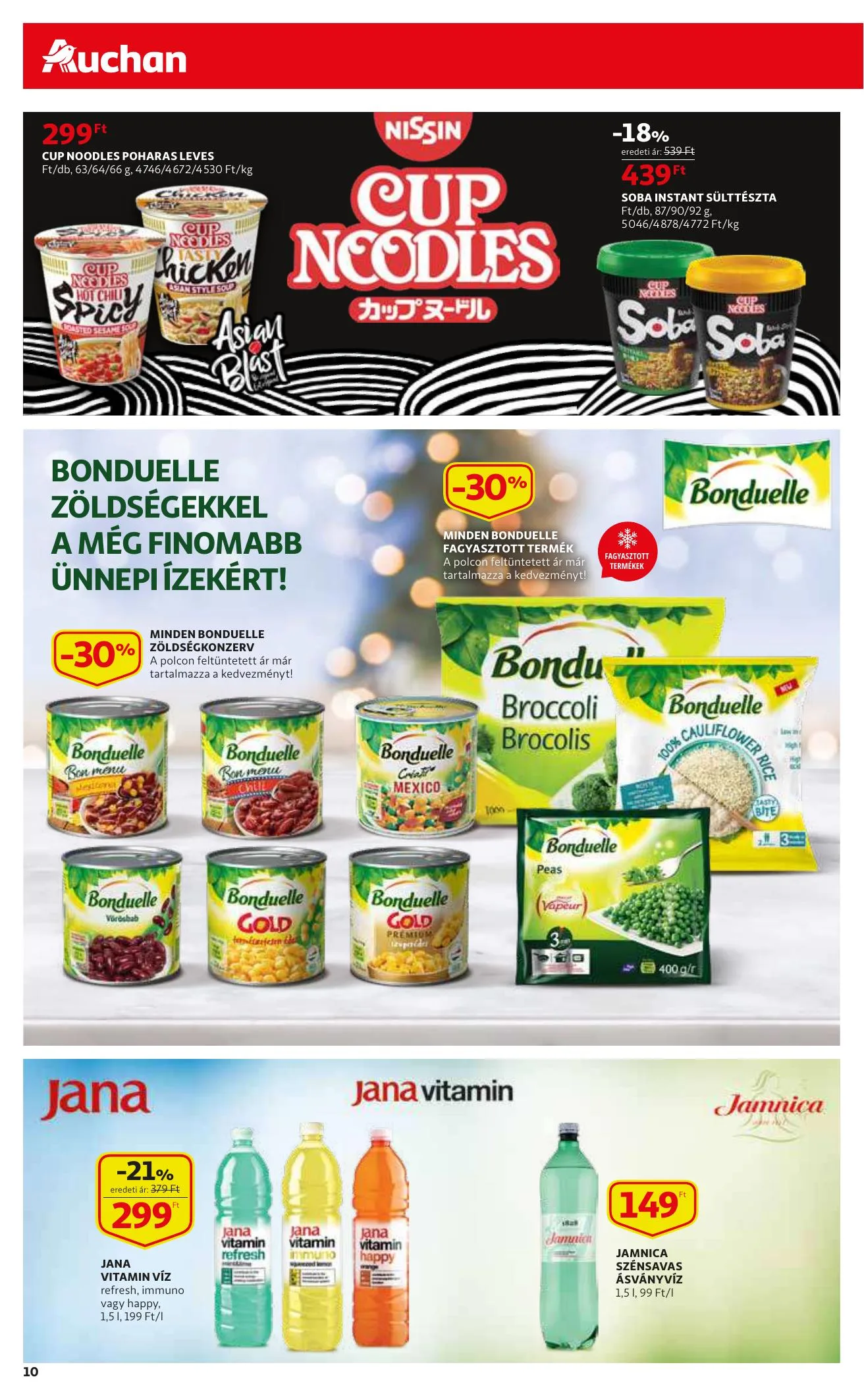 Auchan akciós újság Extra 12.02–12.15 – 10. oldal